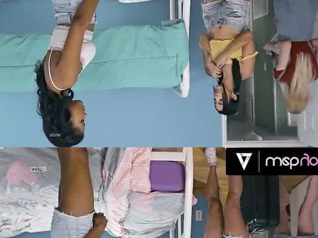 Naturally Stacked Nia Nacci Seduces & Eats Out Bunkmate Vanessa Skys Virgin Snatch At Summer Camp