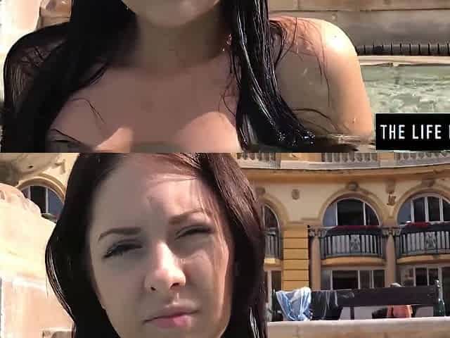 Girl Almost Caught Masturbating In A Public Pool
