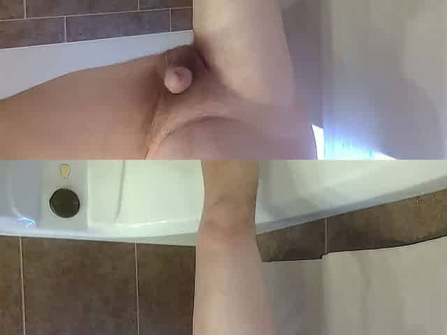 Pissing nude