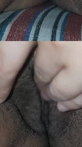 MILF with Hairy Pussy Riskily Masturbates at Work