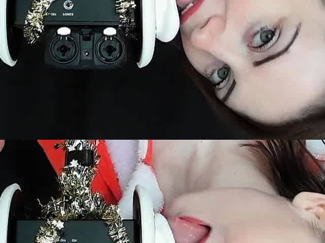 Jodie Marie ASMR Mrs Claus Ear licking & Kisses Video