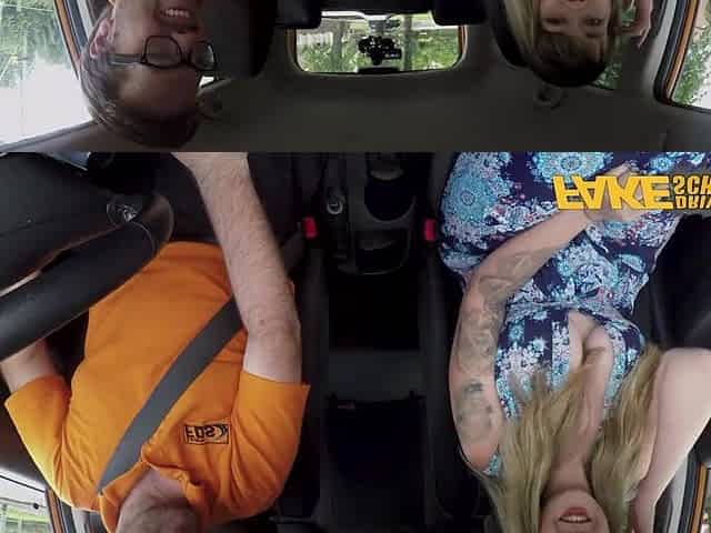 Fake Driving School Biggest British melons one final lesson