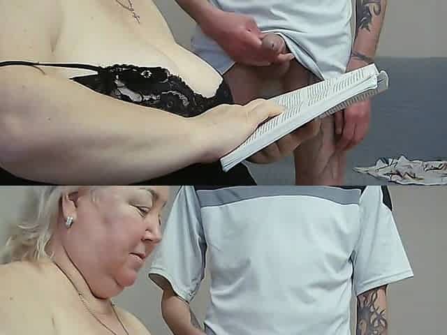 I Jerk off My Dick, Fuck My Girlfriend in Her Mouth and Cum on Her Big Tits