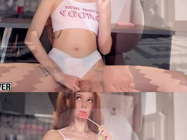 Teen Stepsis Face Covered In Cum