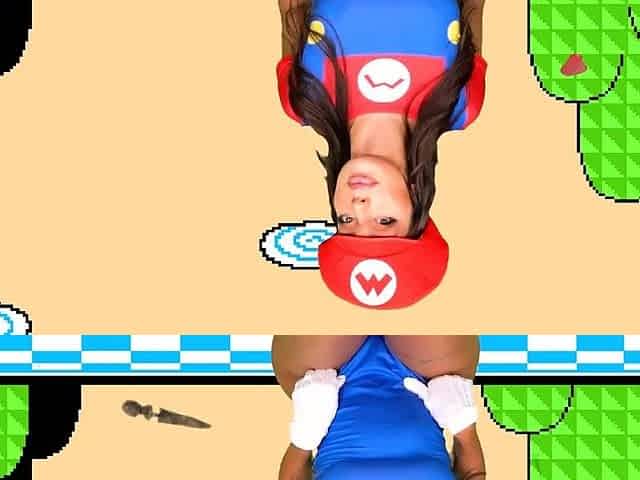 Camsoda - Big Ass Brunette Sisi Rose Cosplay As Super Mario
