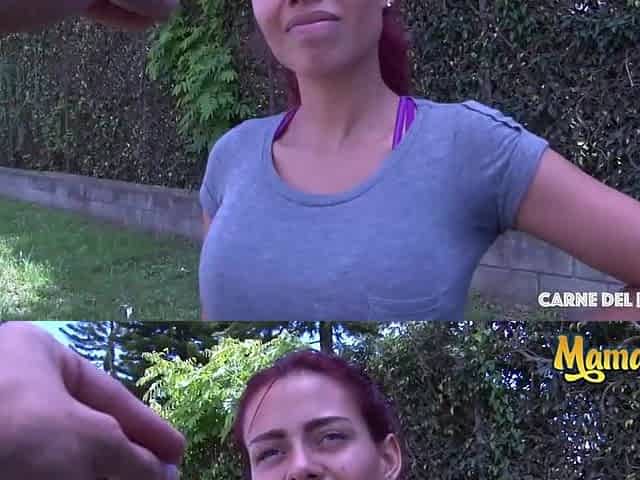 CARNEDELMERCADO - CANELA SKIN CURVY LARGE ASS LATIN CHICK COLOMBIANA GETS DRILLED HARD FULL SCENE