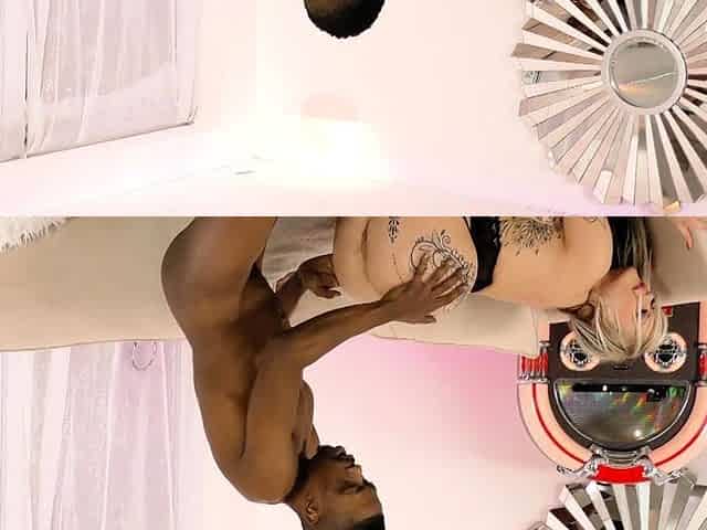 Big ass babe exposes her big boobs