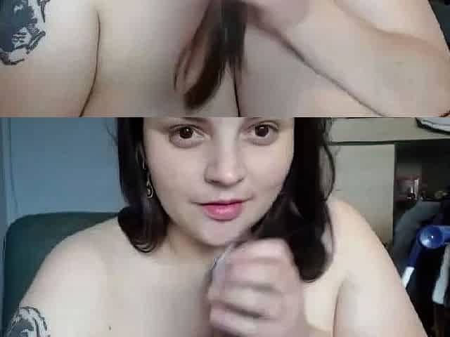 BBW White Chick Big Boobs Cam Play
