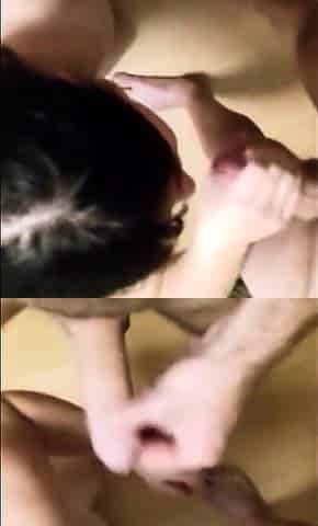 Girl Shares with Friend in Homemade Threesome