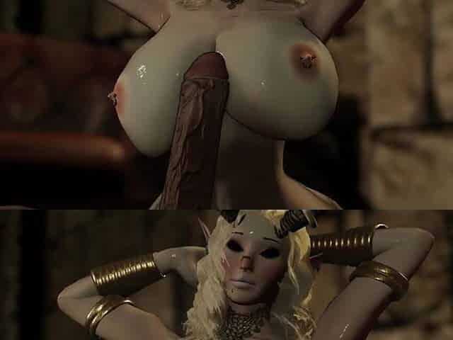 CG Succubus Has Some Unfinished Business With Her Moist Holes for a Biggest Dick