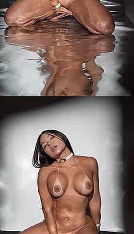 Curvy Latina Brandy Salazar Makes Her Pussy Drip