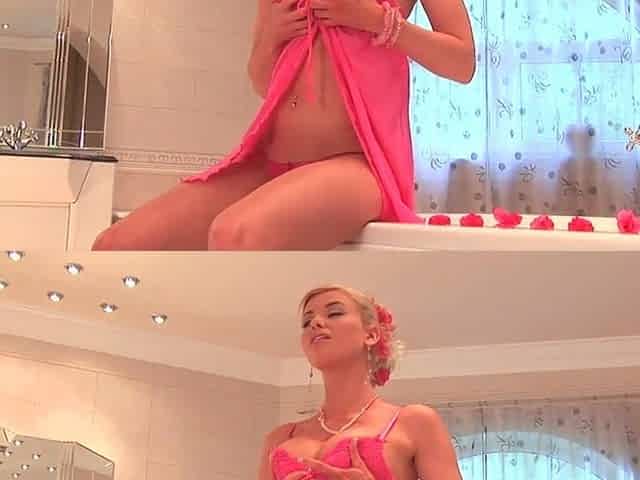Caylian Curtis Pleases Herself In Hot Solo Bathtub Routine