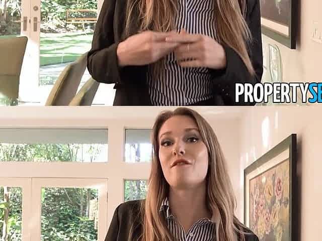 PropertySex Boss Lady Ashley Drops By Previous to My Open Abode To Give Me Some Selling Tips