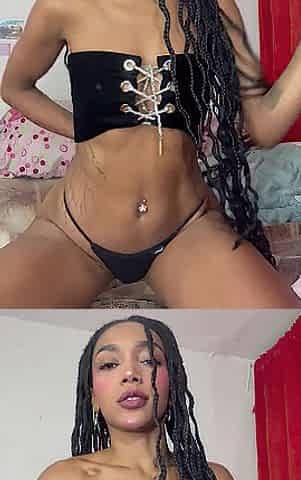Youthful Black Floozy
