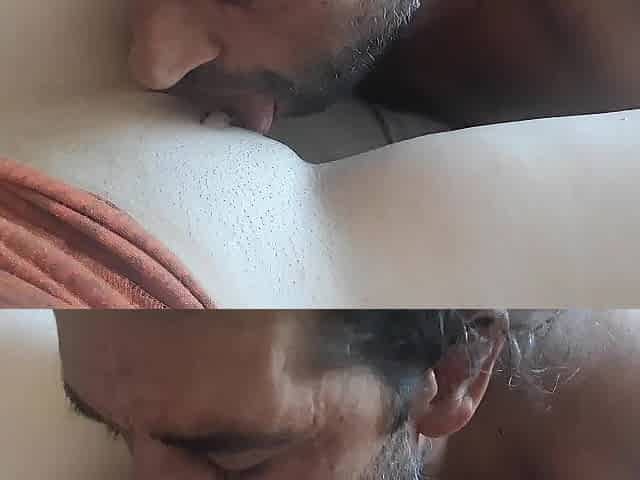 Close Up Love button Licking POV