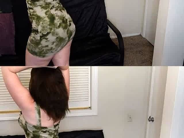 Big tit ass brunette Emily Addison masturbates
