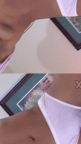 Hard Body College Black Fit Babe in Sexy Striptease Video