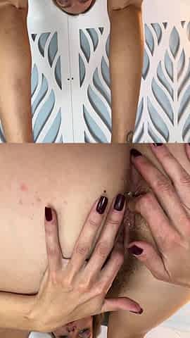 Fingering and Fucking My Hairy Cunt