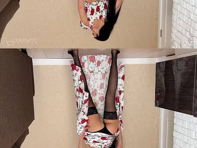 JOI with Nylon Stockings and Usirt Panty & Pussy Tease