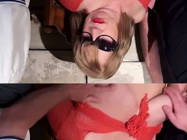 Busty Mature Trisha Handles Two Eager Studs