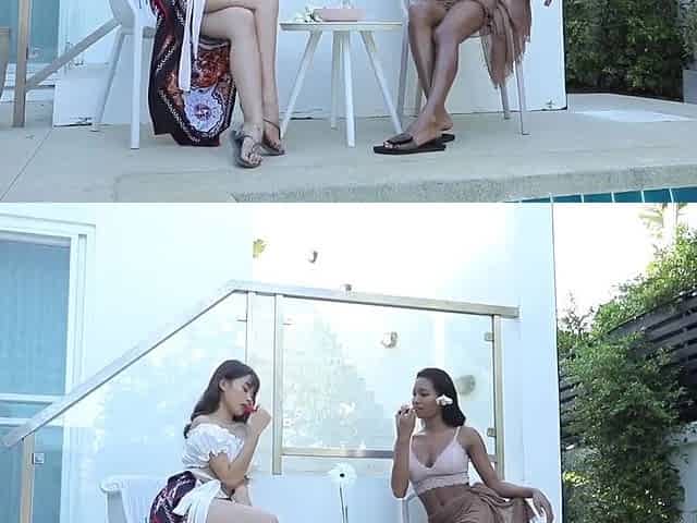 Sowan & Chloe Coffee And Milk Ir Lesbian Sex