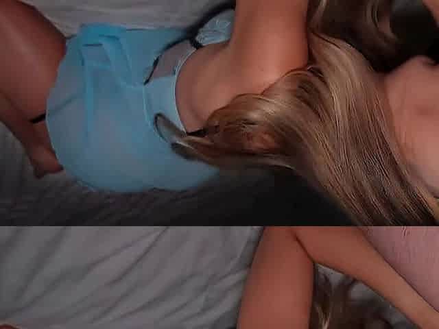 Nice hotty bounces on schlong and earns creampie