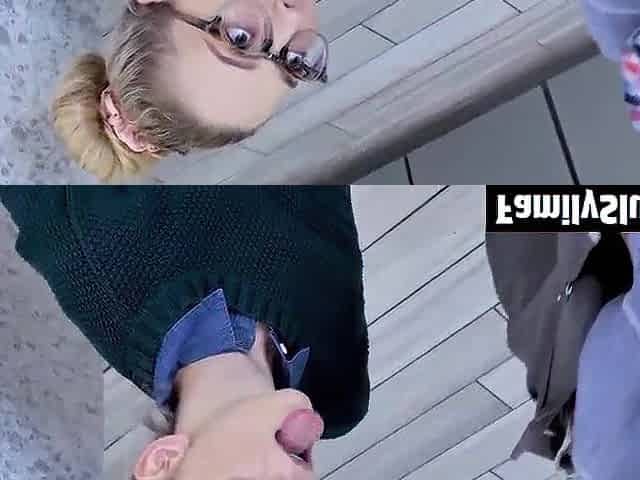 Stepdad Catches Lily Talking Indecent and Teaches Her a Lesson with His Penis
