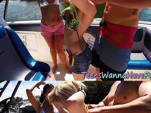 Piper Perri - Yacht Partying Teens 18+ Suck And Ride Big Cock