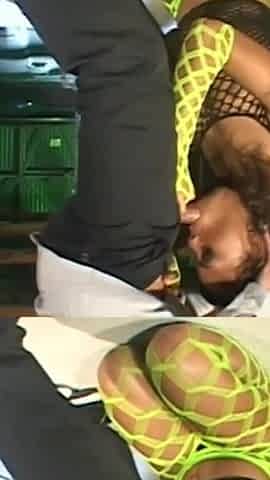 Black MILF Fucked in Her Mouth and Her Fucking Pussy