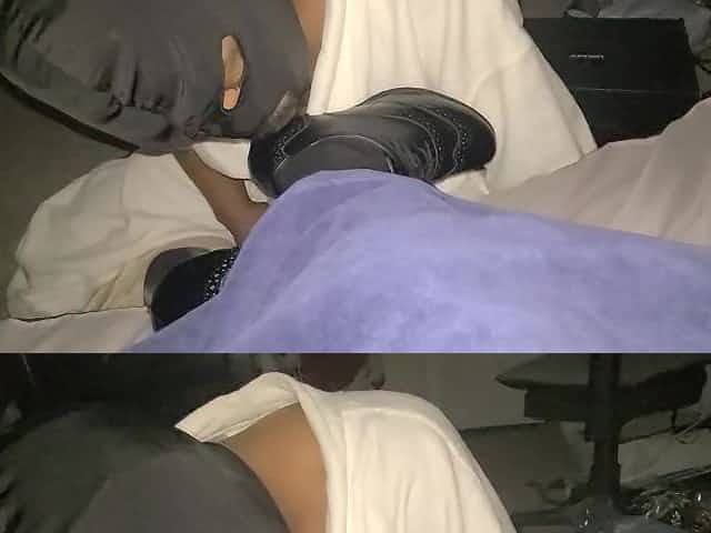 Worship black perspired nylon soles