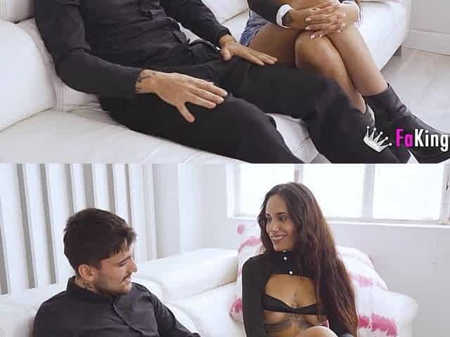 Latina Model with a Perfect Body Recessed and Cumbered. Isa Metible, an Angel Fucked at Fakings