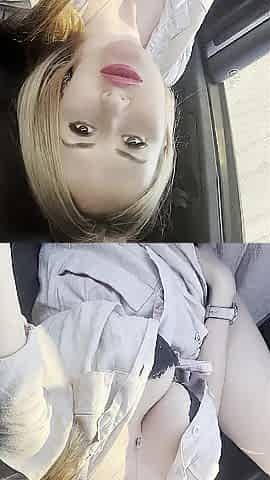 I love playing with my twat in the car.