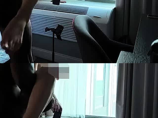 That condom on black stud's cock was like overload on her