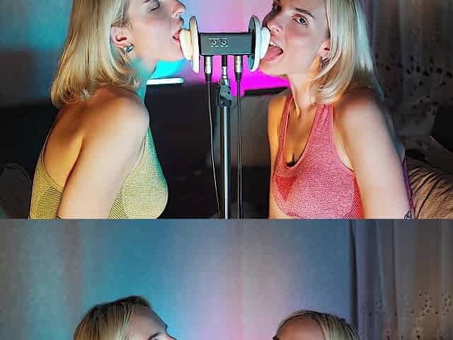 ASMR Awesome Double Ear Licking by Elsa