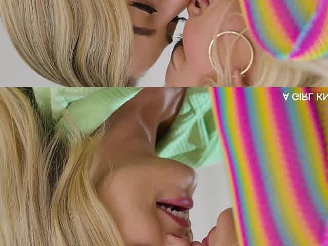 Kiara's Wild Roommate Affair Ignites Blonde Intense Passion