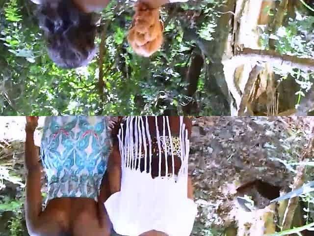 Black Lesbians Outdoors Makeout To Orgasm