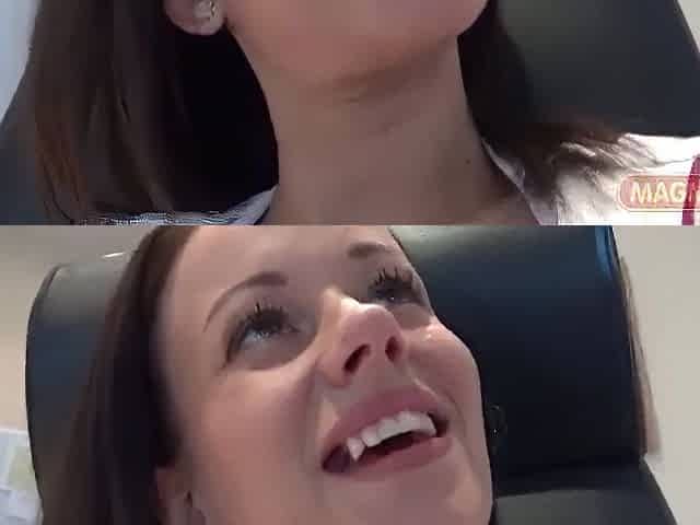 Receptionist Takes Sperm Sample And Gets Horny