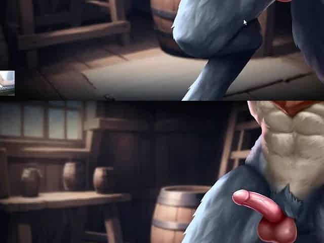 2 HAWT ANGELS DRILLED BY WEREWOLVES YIFF ANIME