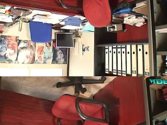 Older mama gets banged in the booty at a job interview