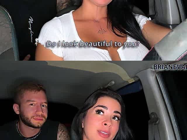 ASMR CLOSE UP - Silvana Lee bangs Brian Evansx in the car