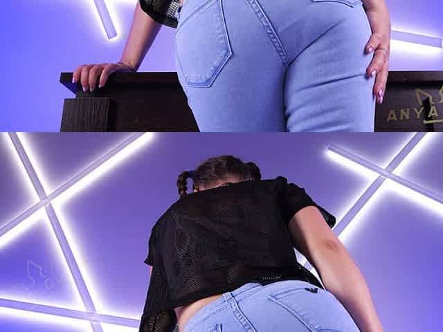 78- I'll Tease You with My Ass in Jeans and Even Take Them off! Do You Like My Ass?*4k 60fps
