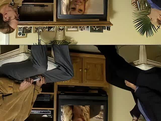 A nice-looking blond with a pretty round booty gets a schlong throat