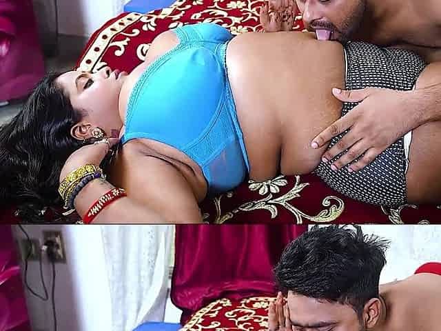 Chubby indian milf craved some intimate time with her stepson