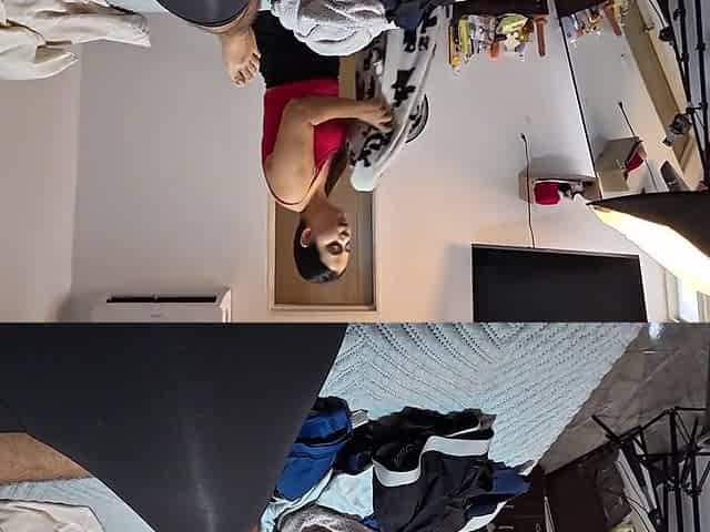 Mature Maid Rides 18-year-old Boys Cock After She Kept Teasing Him While Cleaning