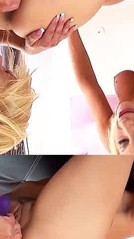 Horny lesbian teen threesome with Angela Long and Shyla Stylez Puma Swede