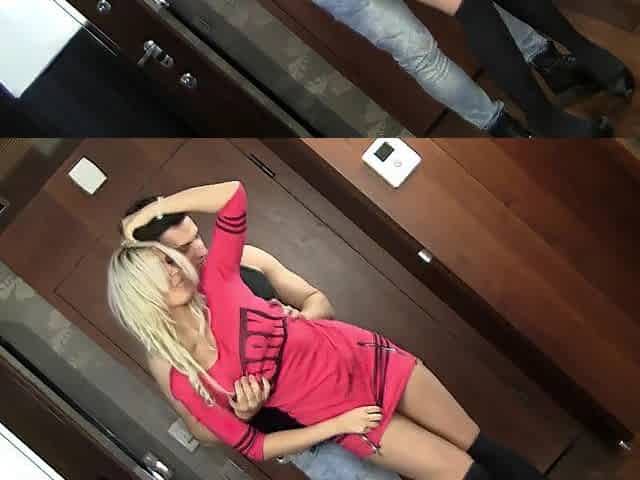 Breasty Polish Blond Andrea fucked by neighbour