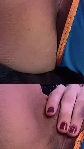 Slow motion masturbation close up