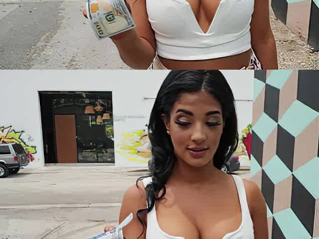 Sun-kissed Latina sensation Kosame Dash fucked outdoors