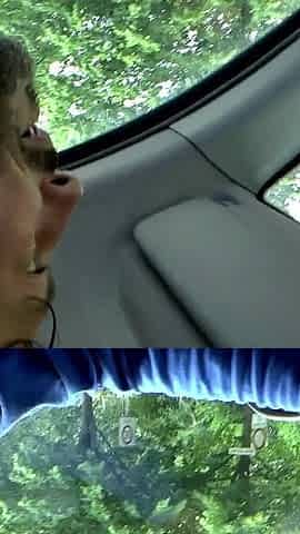 Outdoor Park Tease Turns Wild DP Rv Fuck