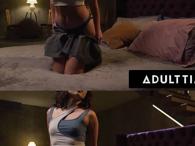 Rejected teenager Kimmy Kimm RIDES A DILDO TO ORGASM behind her boyfriend's back!